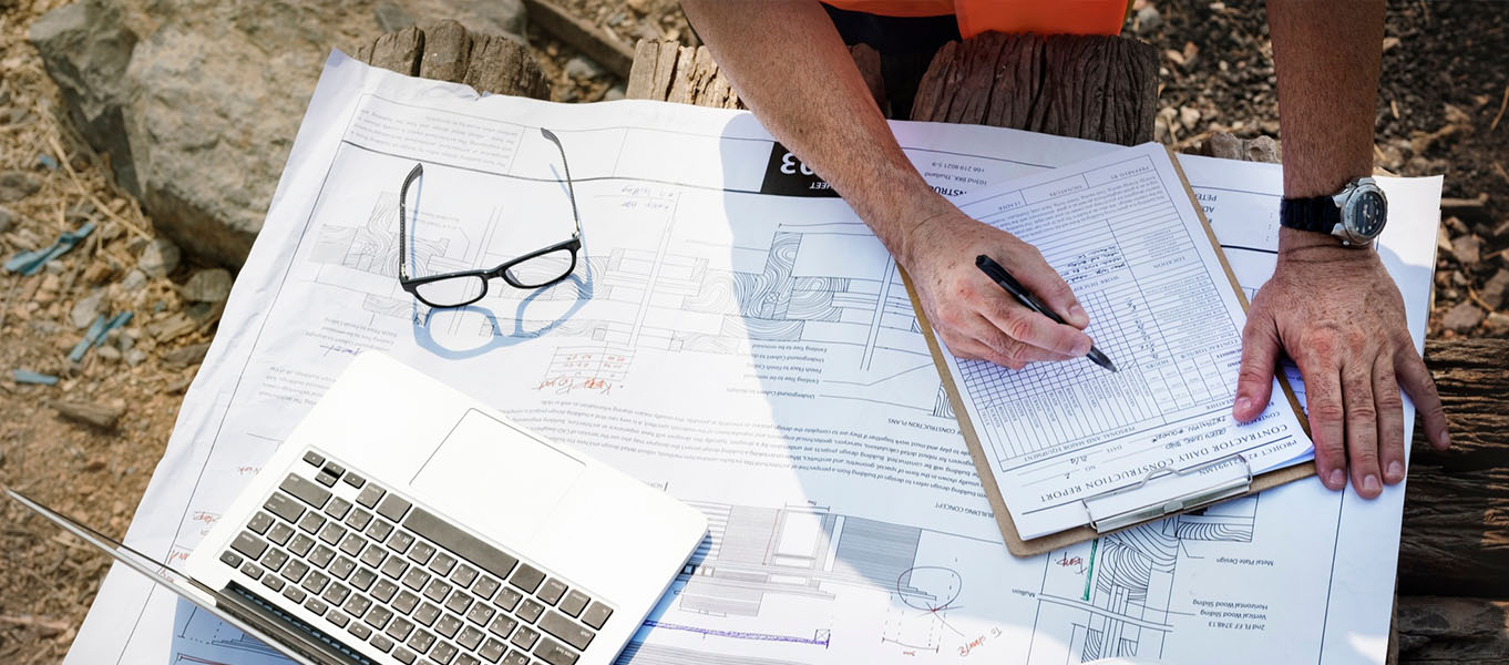 Livic team conducting drone survey for contour mapping in Telangana